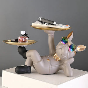 Cool Bulldog Figurine Statue