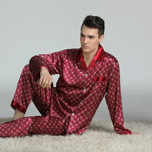 Satin  Cozy Soft Long Sleeve Pajama Set