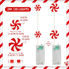 2M/20LED Christmas Candy String Lights