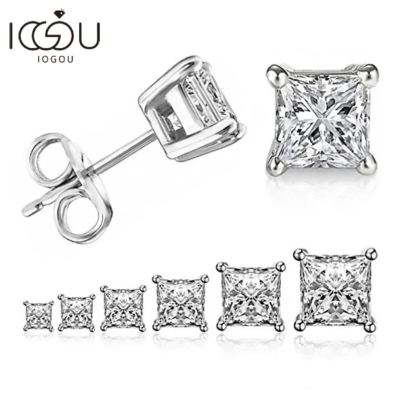 IOGOU 925 Sterling Silver Stud Earrings