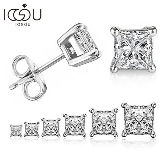 IOGOU 925 Sterling Silver Stud Earrings