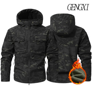Softshell Fleece Lined Tactical Windproof Waterproof Jacket