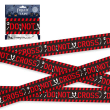 Halloween Props Warning line Plastic Skull Head Warning Tape