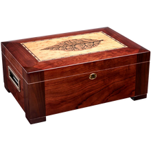 CIGARLOONG Natural Cedar Wood Lining with Hygrometer Cigar Humidor