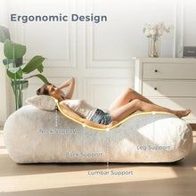 Bean Bag Bed with Pillow Chaise Lounge Chair