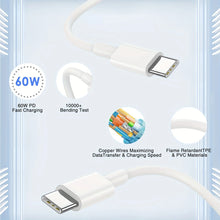 2Pack IPhone Charger 40W Dual Port Charging Block With 6FT USB C Charger Cable