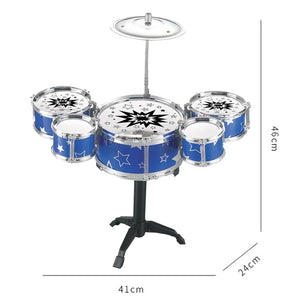 Kids Toy Early Educational Music Enlightenment Simulation Mini Drum Set