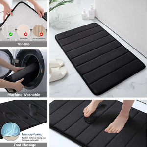 Memory Foam Bath Mat Set