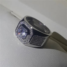 925 Sterling Silver Round 2ct Simulated Diamond Ring