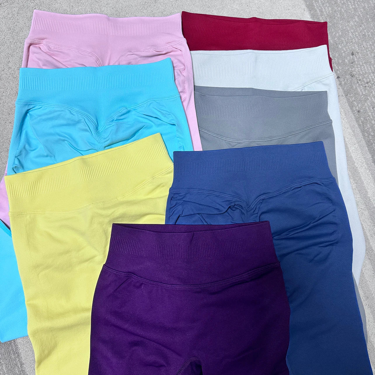 VEQKING Scrunch Seamless Impact Sports Leggings