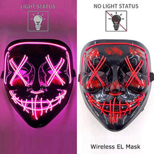 The Purge Horror Wireless LED Glow Mask