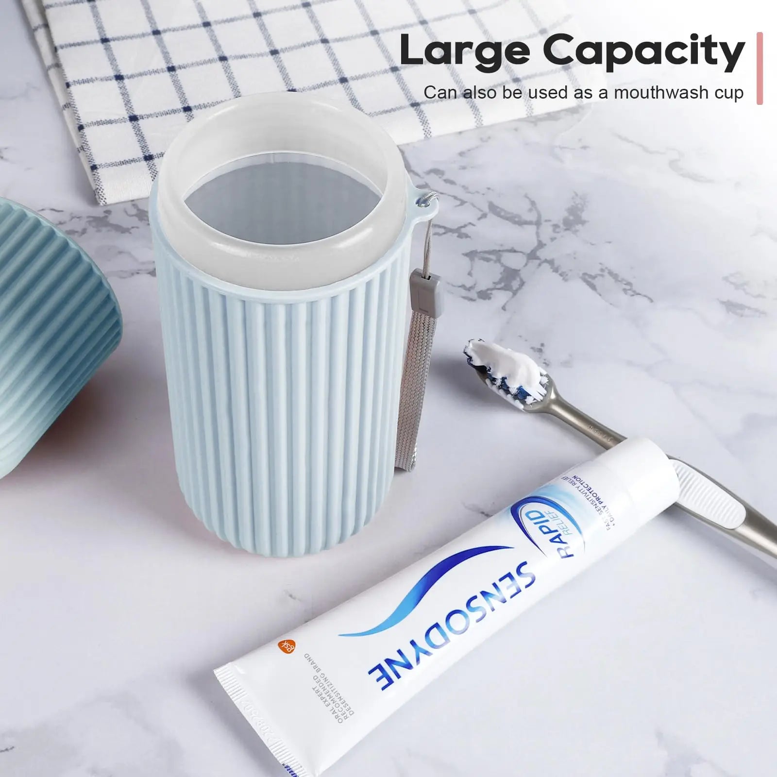 Travel Toothpaste Toothbrush Portable Storage Box