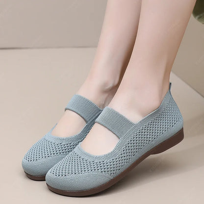 Lightweight Soft Bottom Flat Soled Slip-on Shoes