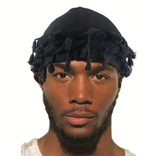 Burr Trim Twisted Tail Fringe Cotton Bandana Hat