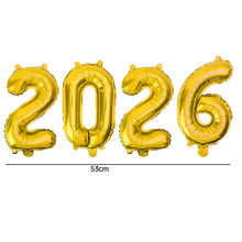 Foil Number New Years Balloon