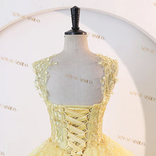 Long Train  Quinceanera Dress