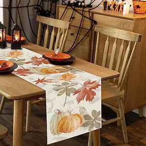 Autumn Retro Table Runner