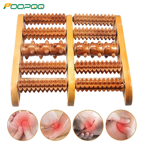 Wooden Foot Massager Roller