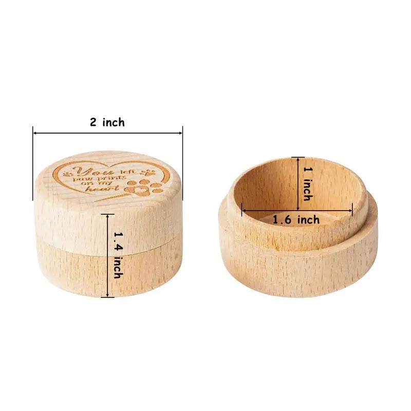 Pet Hair/Tooth Keepsake Wood Box