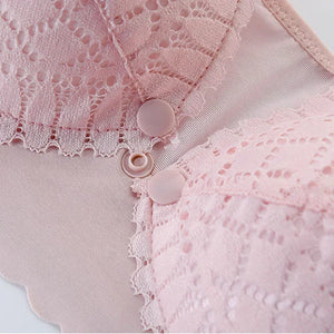 Front Button Maternity Nursing Bra Adjustable