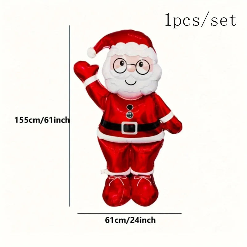 Large Vertical Santa Claus Balloon