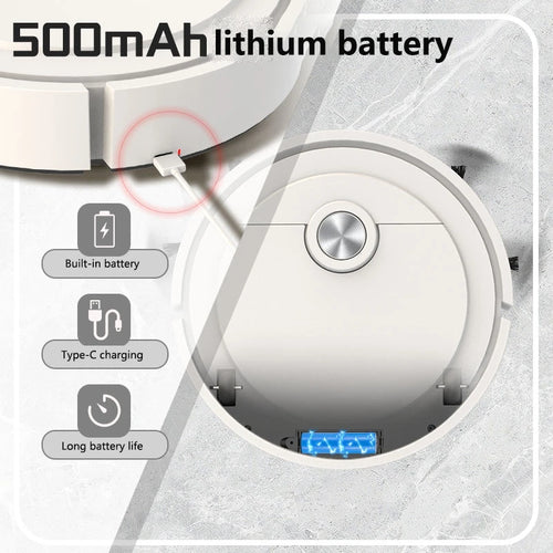 3 In 1 Smart Sweeping Robot Home Mini Sweeper Vacuum