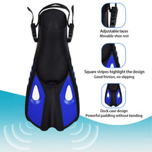 Mask Fin Snorkel Set Panoramic View Mask Adjustable Dive Flipper Dry Top Snorkel and Travel Bag