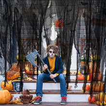 Black White Creepy Cloth Spooky Gauze Fabric Halloween Decoration hall