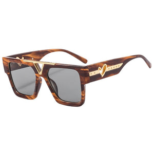 Glamour Square Frame Designer Sunglasses