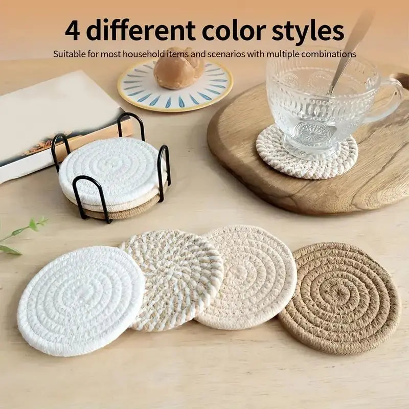 8-Piece Set Absorbent Coasters for Drinks