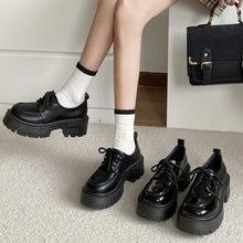 Lucyever Patent Leather Platform Shoes