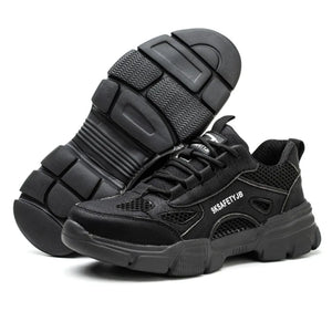 Breathable Lightweight Anti-puncture Protective Steel Toe Shoes