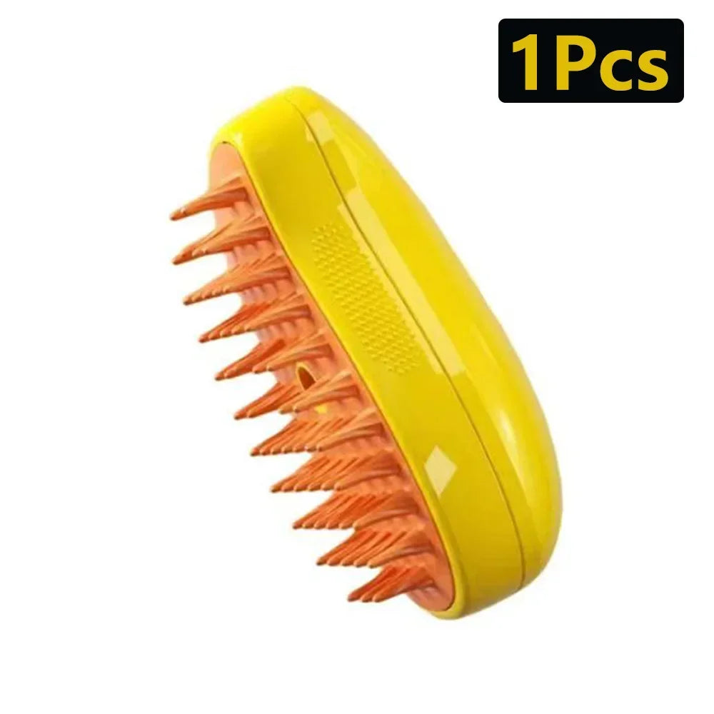 3 in 1 Steam Brush Steamy Built-in Electric Spray Hair Removal Comb