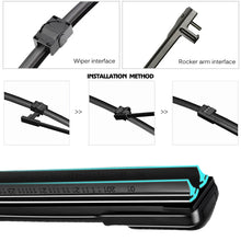 Universal Car Windshield Wiper Blades Soft Double Layer