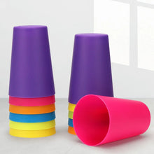 Montessori Stack Cup Battle Table Game with Cognition Logic Training