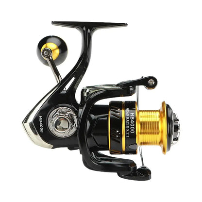 Lightweight 5:2:1 Speed Spinning Fishing Reel 2000-7000 Series