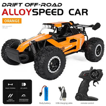1:16 2WD Car with LED Light 2.4G 20KM/H High Speed Off-Road Climbing Remote Control Car
