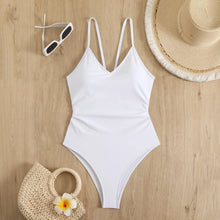 One-Piece High Cut Bathing Suit