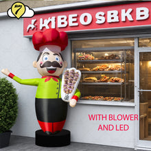 2.5m Restaurant Chef Advertising Inflatable