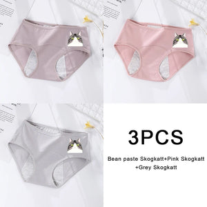 3PCS Large Flow Menstrual Briefs