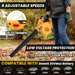 6-Speed 20V Brushless Cordless Leaf Blower