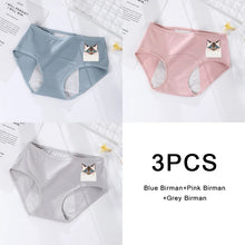 3PCS Large Flow Menstrual Briefs