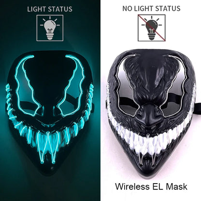 The Purge Horror Wireless LED Glow Mask