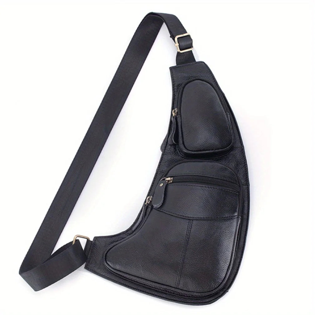 Retro Leather Crossbody Bag