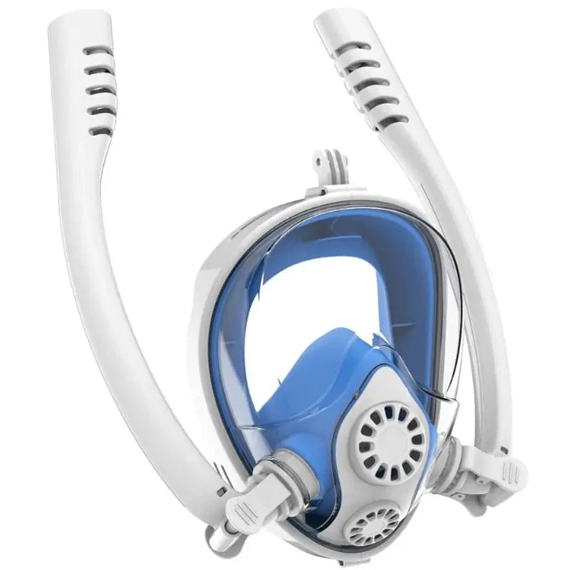 180° Full Face Snorkel Mask Wide-Eye Panoramic Vision