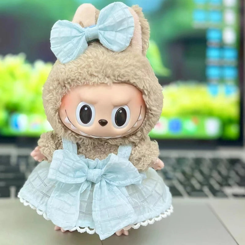 17cm Cute Mini Plush Doll Clothes