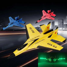 SU35 2.4G Remote Control Flying Model Glider Airplane With LED Lights
