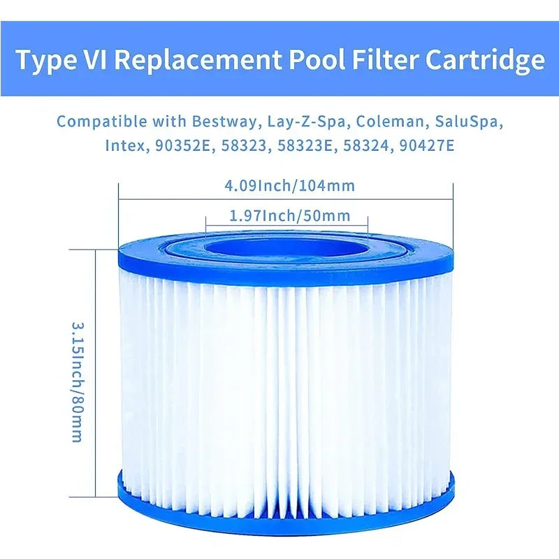 1PC Pool Filter Pump Cartridge