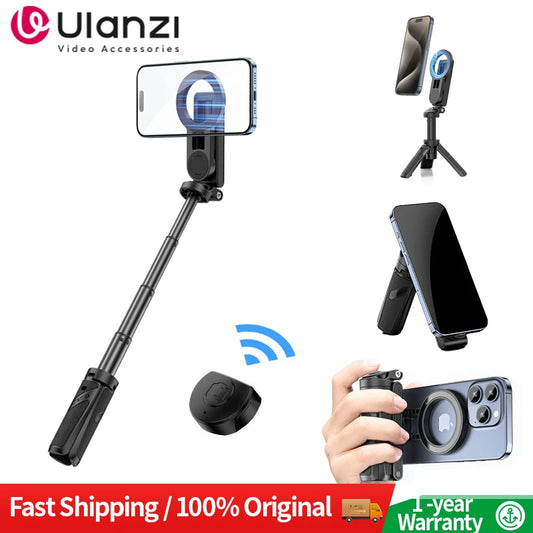 Ulanzi JJ03 Magnetic Selfie Stick Phone Tripod