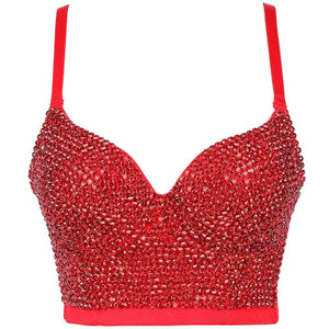 Rhinestone Sequined Cami Top